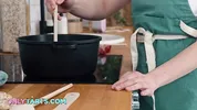Busty Amalia can't cook and fucks like a pro