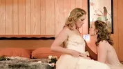 Charlie Forde Squirts and Orgasms with Lilly Bell in Lesbian Wedding Fun