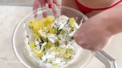 Sex break in the kitchen