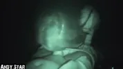 In the parking lot at night POV-BLOWJOB
