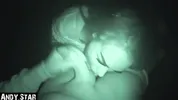 In the parking lot at night POV-BLOWJOB