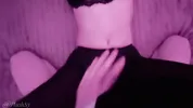 I tore the Goth girl's tights and fucked her