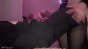 I tore the Goth girl's tights and fucked her