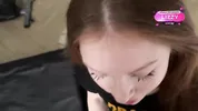 Redhead fucks her neighbor while her husband is on a business trip.