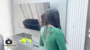 I surprise my little stepsister watching porn and we end up fucking really rich and hard until I cum