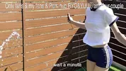 A beautiful girl training with skipping rope is restrained and vaginal shot SEX individual shooting / amateur / Japan