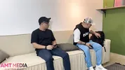A fat, slutty Colombian woman has sex with her husband's best friend in front of him.
