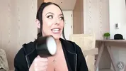 ANGELA WHITE - Hot Amateur Hotel Sex Tape, I Get Destroyed by Victor