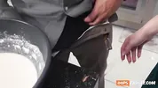 Suck my thick cock, you crazy slut, and join the XXX diet!