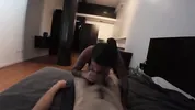 POV: Ruby's amazing tatted body gets used after she sucks balls and cock