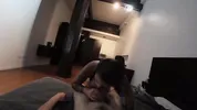 POV: Ruby's amazing tatted body gets used after she sucks balls and cock