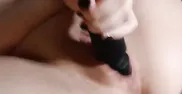Pov Pretty pink pussy loves vibrator