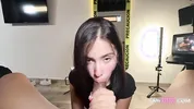 Delicious 18-year-old nerd with braces comes to ask for rough sex