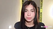 Delicious 18-year-old nerd with braces comes to ask for rough sex