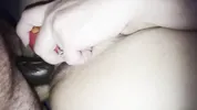 Sexy BBW wife takes two fat cocks in pussy squirting camera orgasm