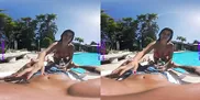 PURITYVR Curvy Latina Maria fucked poolside