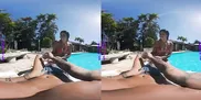PURITYVR Curvy Latina Maria fucked poolside