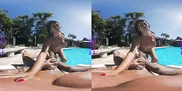 PURITYVR Curvy Latina Maria fucked poolside