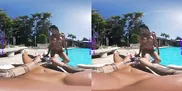 PURITYVR Curvy Latina Maria fucked poolside