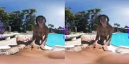 PURITYVR Curvy Latina Maria fucked poolside