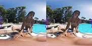 PURITYVR Curvy Latina Maria fucked poolside