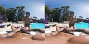 PURITYVR Curvy Latina Maria fucked poolside