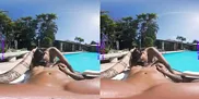 PURITYVR Curvy Latina Maria fucked poolside
