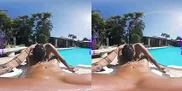 PURITYVR Curvy Latina Maria fucked poolside