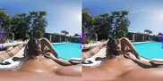 PURITYVR Curvy Latina Maria fucked poolside