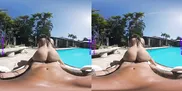 PURITYVR Curvy Latina Maria fucked poolside