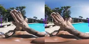 PURITYVR Curvy Latina Maria fucked poolside