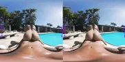 PURITYVR Curvy Latina Maria fucked poolside