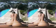 PURITYVR Curvy Latina Maria fucked poolside