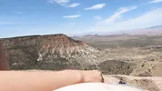 On A Cliff Me and M sexy beautie Masturbation