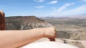 On A Cliff Me and M sexy beautie Masturbation