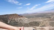 On A Cliff Me and M sexy beautie Masturbation