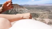 On A Cliff Me and M sexy beautie Masturbation