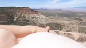On A Cliff Me and M sexy beautie Masturbation
