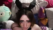 Big Titty Stepdaughter Does Whatever It Takes To Go To The Party - Teen Loves Black