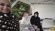 SWAP4K. Kinky couple fucked a girl after feet massage, cuckold boyfriend was watching