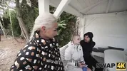 SWAP4K. Kinky couple fucked a girl after feet massage, cuckold boyfriend was watching