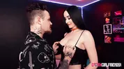 Busty Hottie Violet Voss Giggles After An Intimate Session