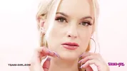Gorgeous Blonde squirts by mistake at casting call