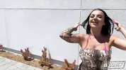 Payton Preslee use her huge tits and her sloppy mouth to drain my balls