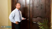 REALITYJUNKIES - Blonde Babysitter Uses Her Oral Skills And Pussy To Ease Her Boss’s Tension