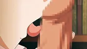 A Beautiful Woman in Elegant Clothing with Big Breasts Loves Sucking Cock in the 69 Position