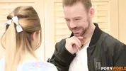 Sexy Professional Rebecca Volpetti Seduces Delivery Guy Into Lunch Break Anal Quickie