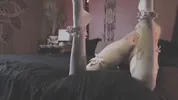 Felix Rae // tattooed bunny girl gets dp fucked and anal creampie with huge dick for Easter