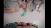 Amateur Threesome in Classroom! PART 2
