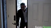 CuckoldSessions - Husband Walks In On His Blonde Hotwife Getting Fucked Hard By Her Boss
